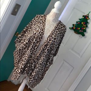 Angie Cheetah Print Shawl/Wrap/Cape